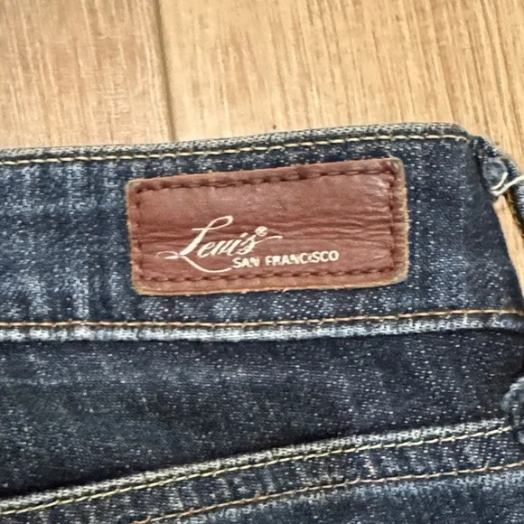 Classic Blue Denim Jeans, skinny bootcut - Picture 5 of 5